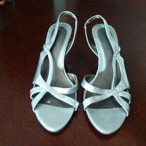 Naturalizer silver sandals